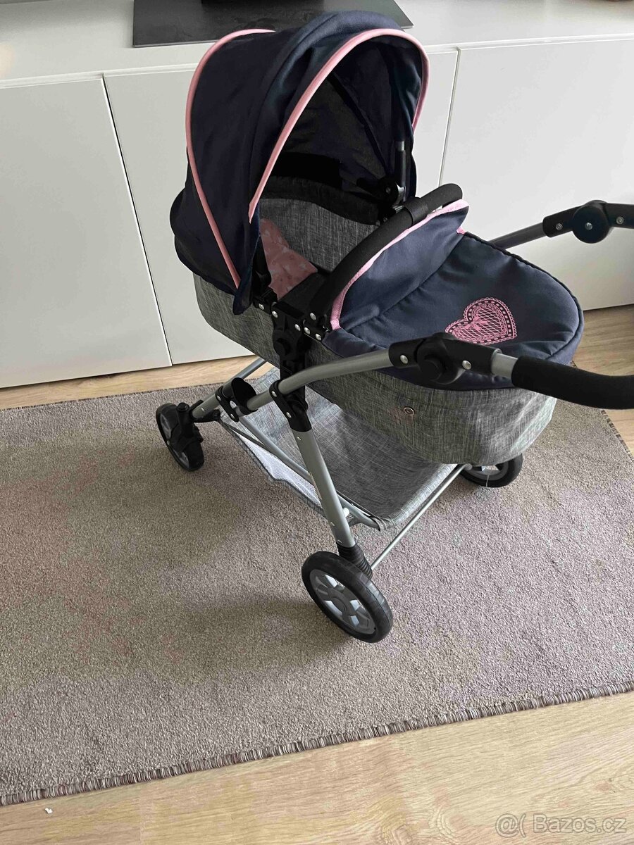 Kočárek na panenku zn. Chic - téměř nový - 10