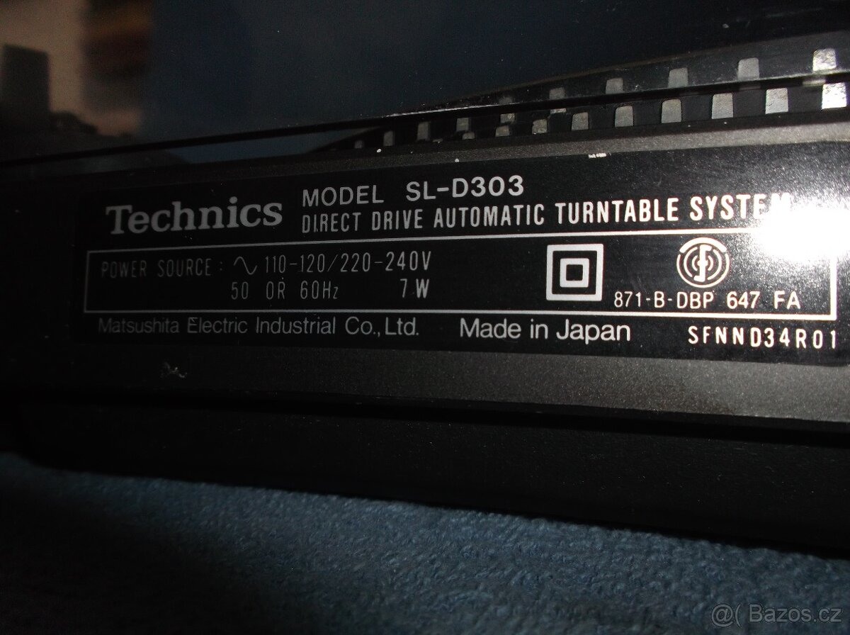 Gramofon TECHNICS SL-D303 s novou přenoskou - 10
