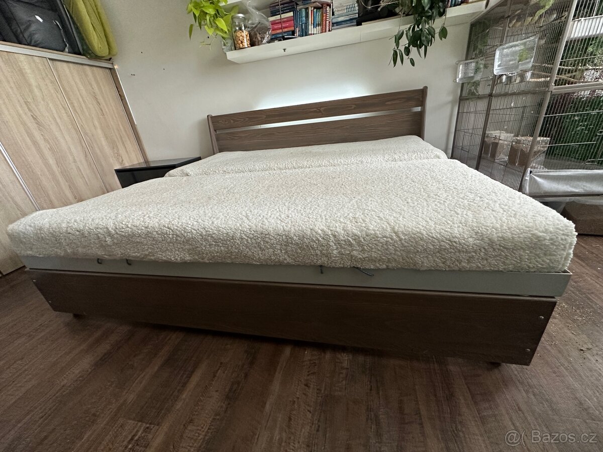 Rozkládací postel z masivu - 10