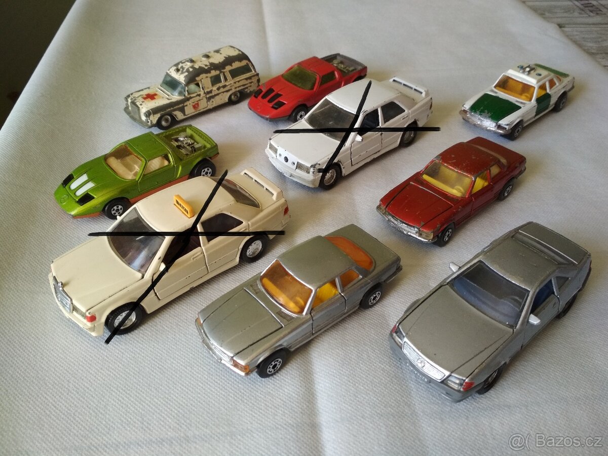autíčka - modely Mercedes - 10
