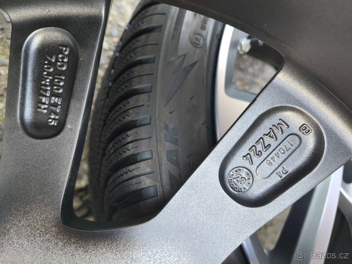 Nová zimní sada Mazda MX-5 r17 4x100 Bridgestone 205/45/17 - 10