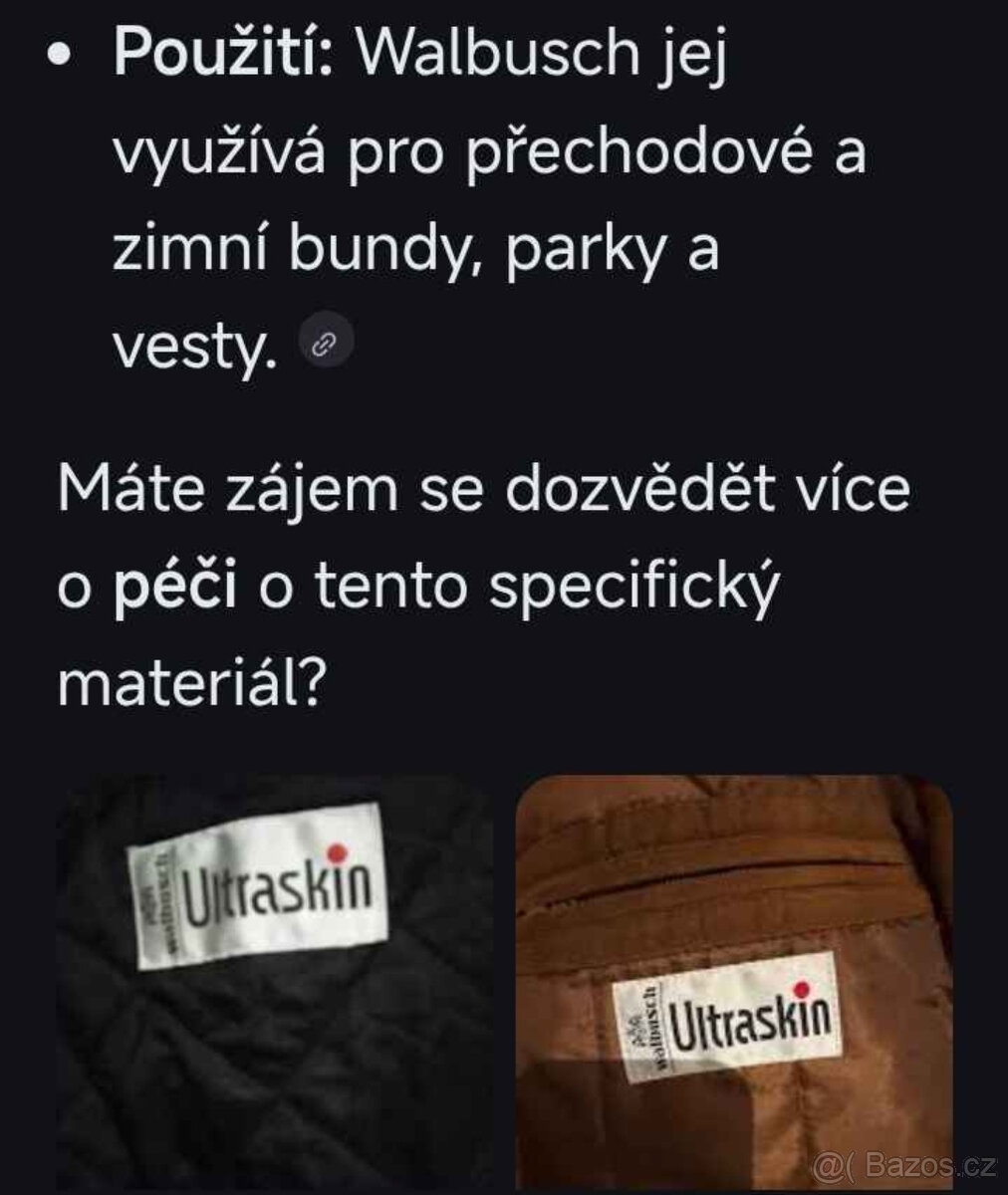 Pánský kabátek Walbusch Ultraskin, vel.50 - 10