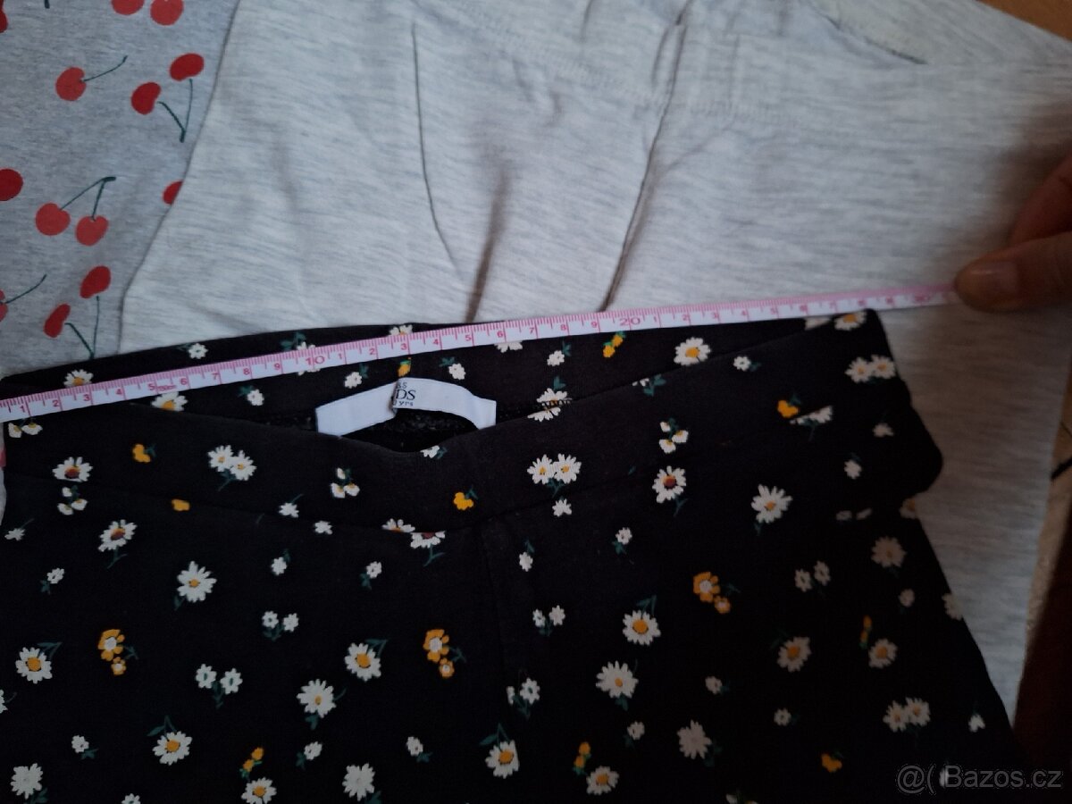 Legíny dívčí kalhoty set sada mix vel. 134 / 140 - 10