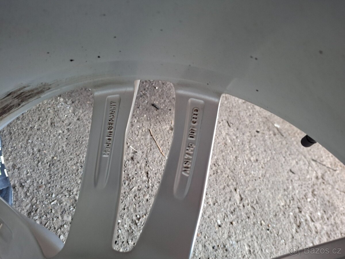 Alu kola Audi R20 5x112 originál s novýma gumová kumho. - 10