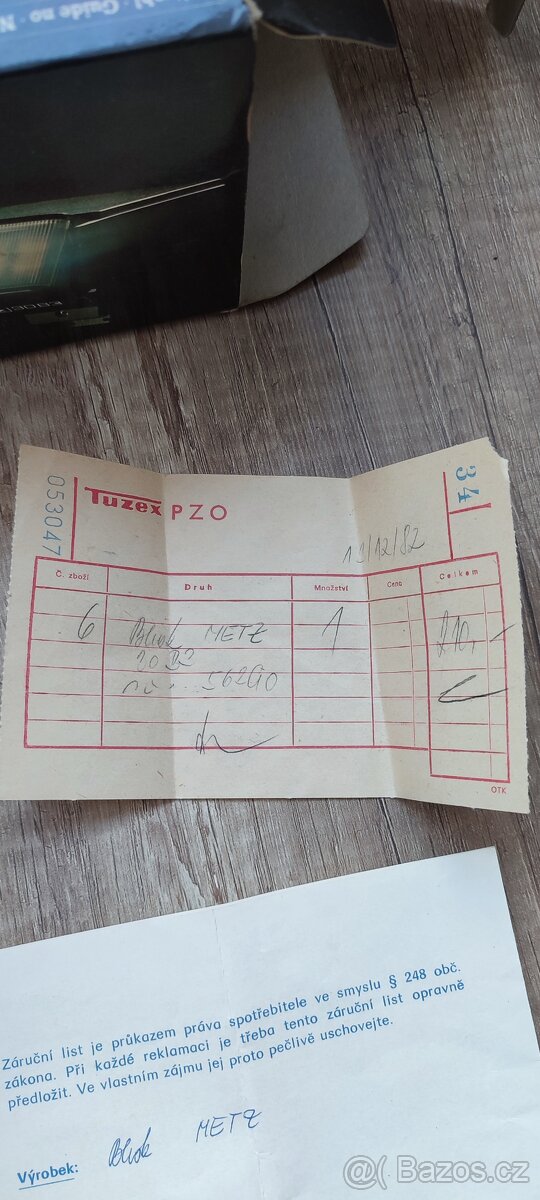 Prodám fotoaparát Zenit-E + objektiv + blesk - 10