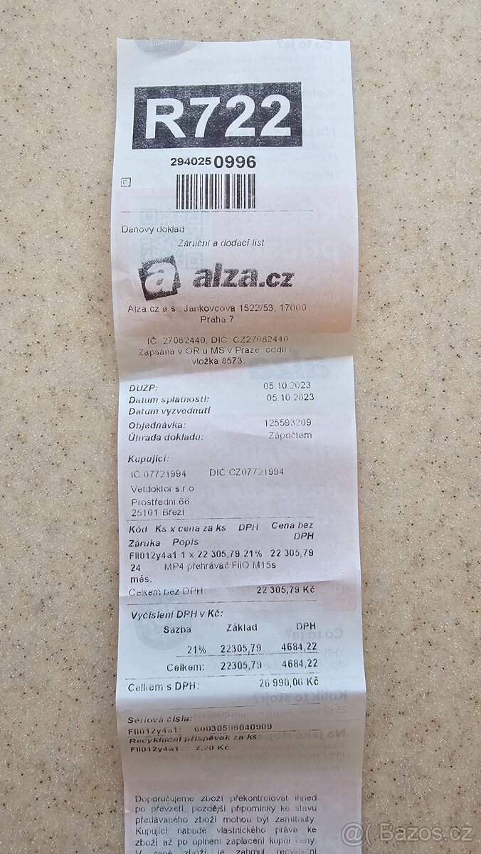 HI-RES přehrávač FiiO M15s v záruce do 5 /10 /25 - 10