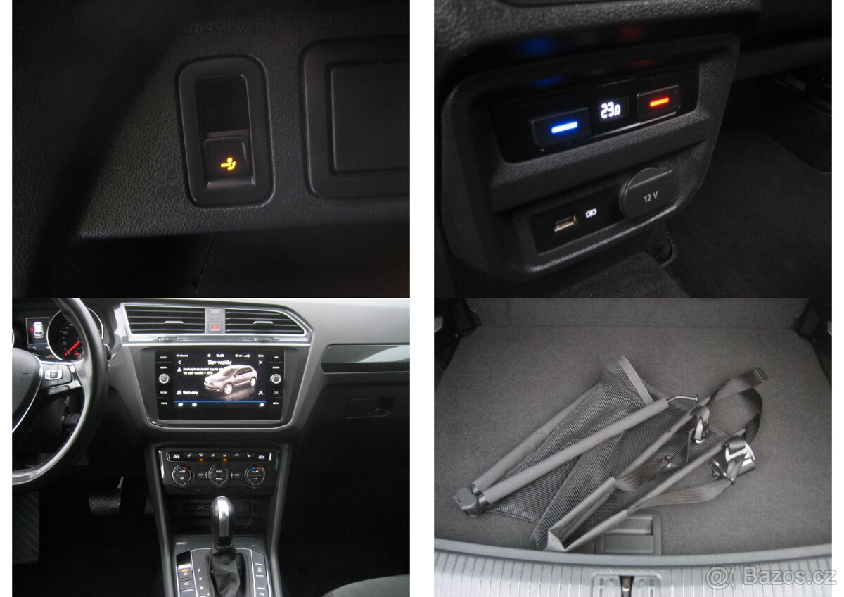VW TIGUAN 2,0 TDI Highline 4x4 tažné 2x kola ACC DSG LED DPH - 10