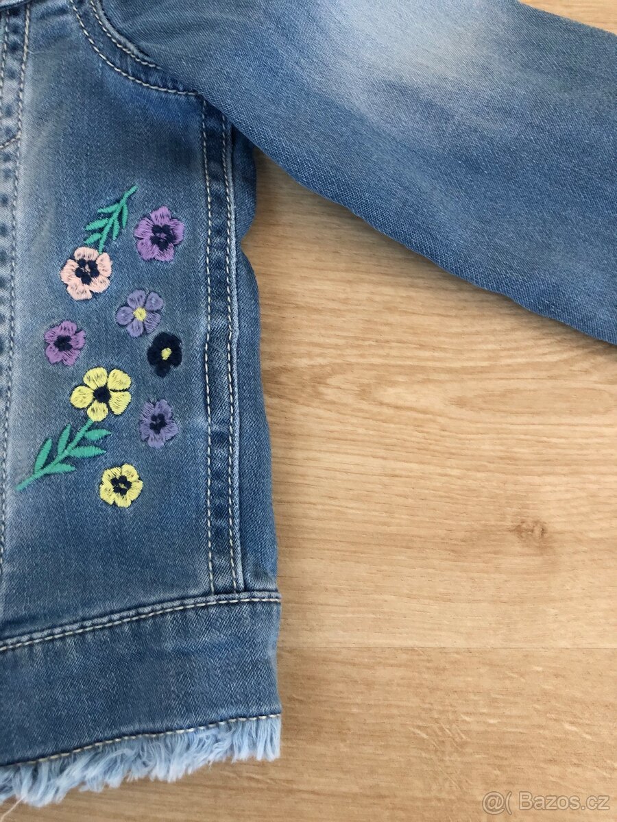 Dívčí džínová bunda vel. 86/92 F&F. - 10