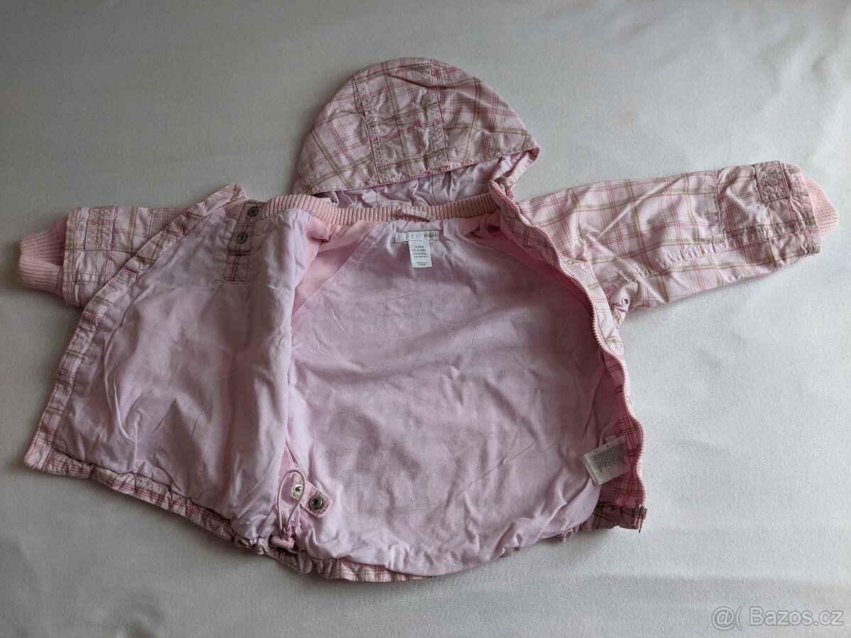Růžová bundička H&M vel. 86 - 10