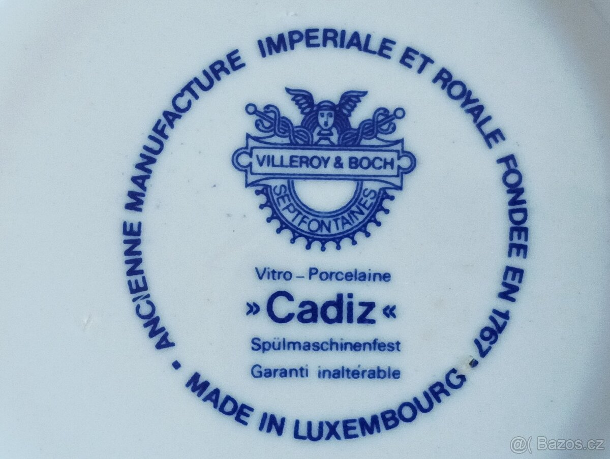 VINTAGE KÁVOVÝ SERVIS VILLEROY A BOCH LUCEMBURSKO - 10