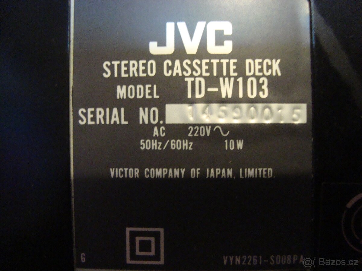 JVC -Hi-fi double tape deck - 10