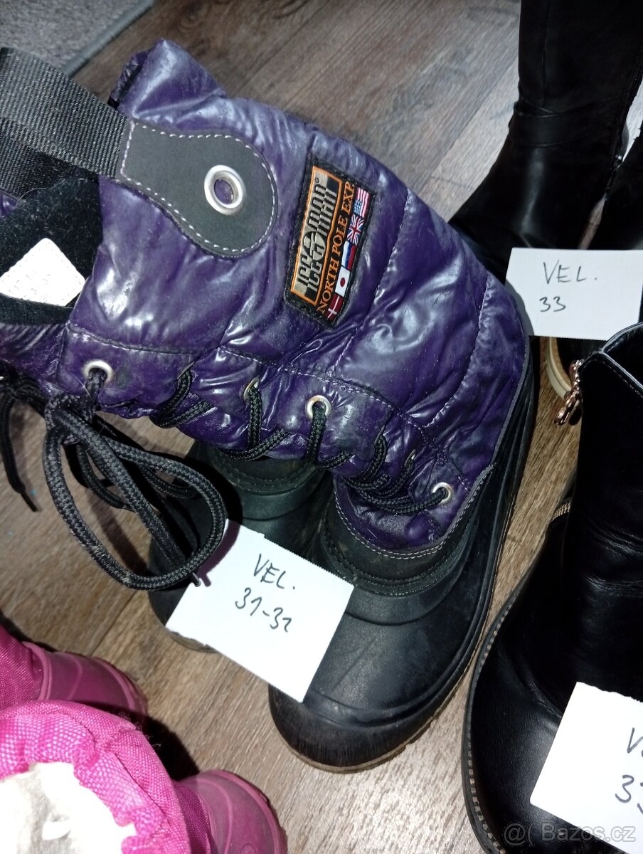 dětské boty zimní vel.29-33 3+1zdarma - 10