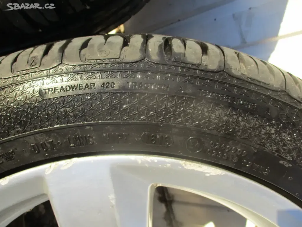 ALU kola AUDI A4/5/6/7 8,5x18 ET29 s pneu 255/45 18 - 10