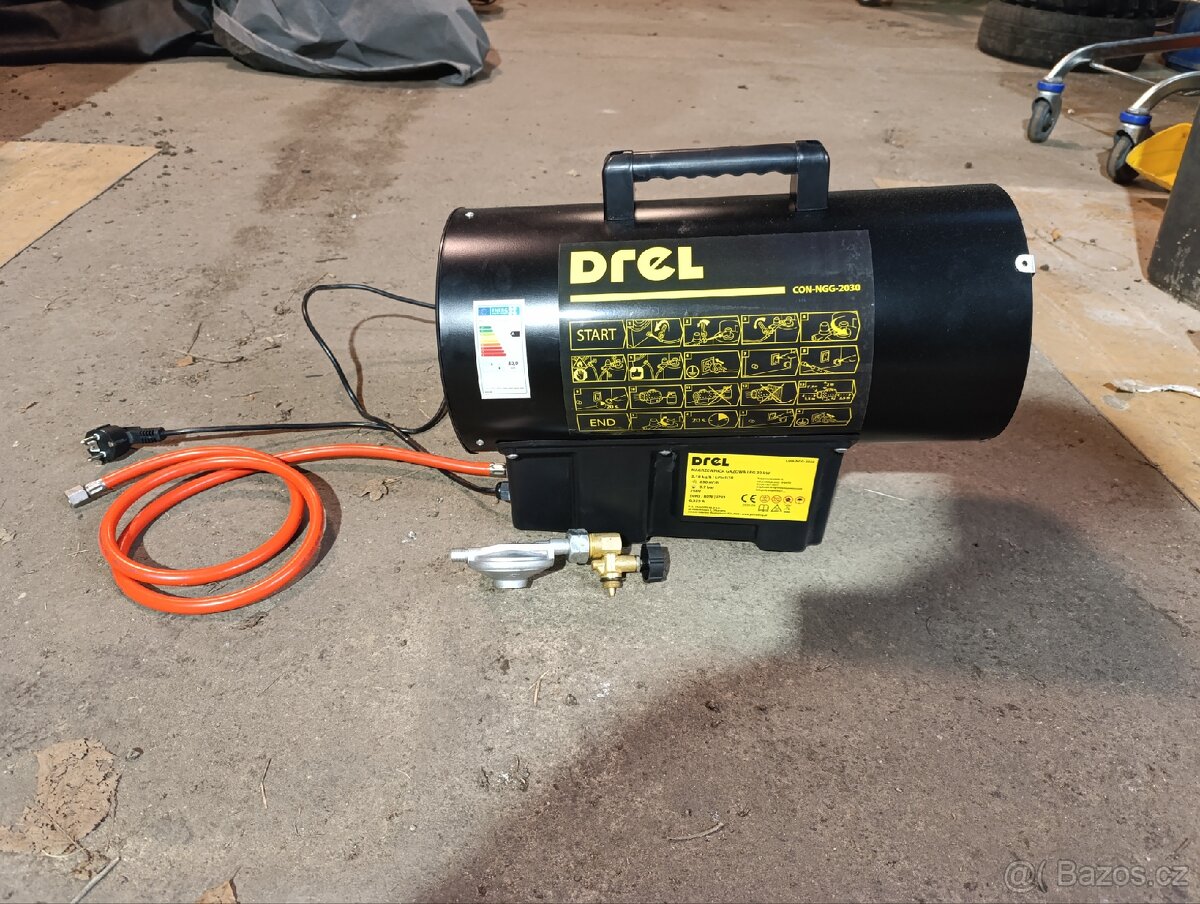 Plynové topidlo Dřel 30kw - 10
