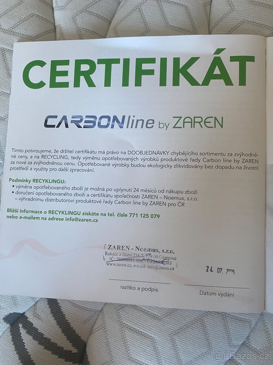 Luxusní matrace Zaren - 10