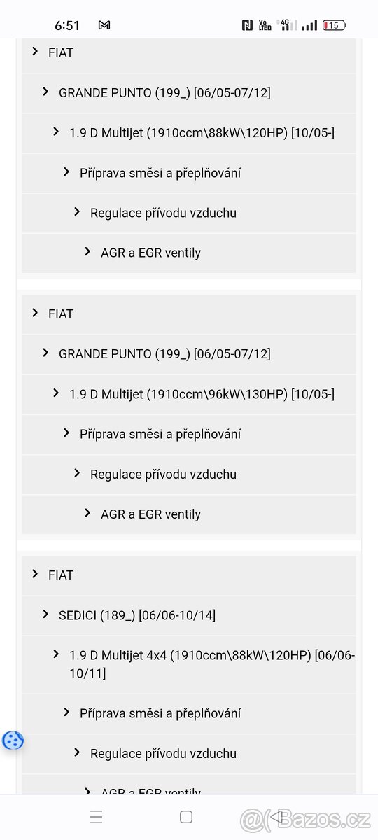 Prodám EGR ventil - 10