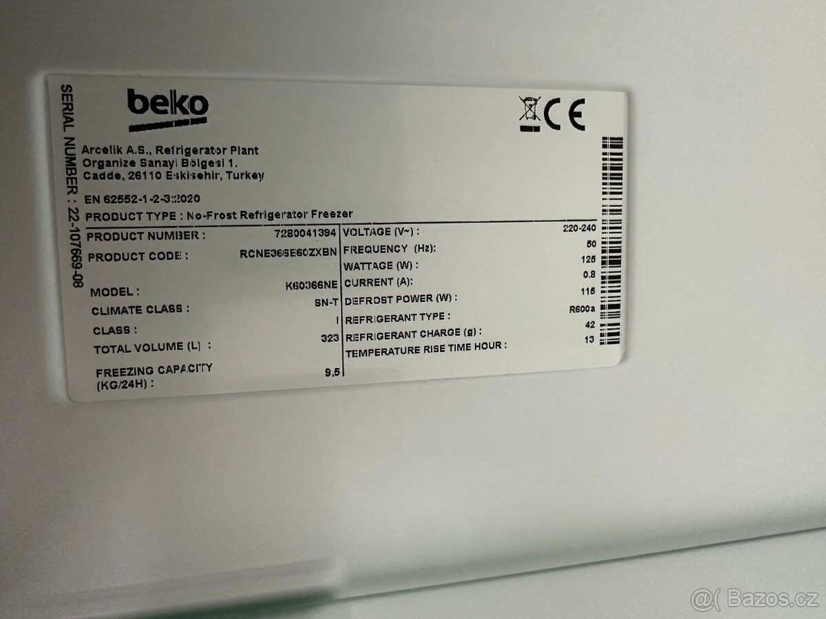 Lednice s mrazákem Beko (267) - 10