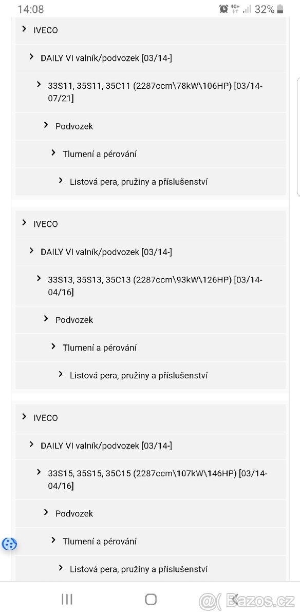 Listové pero IVECO Daily od rv 2014 5801526271 - 10