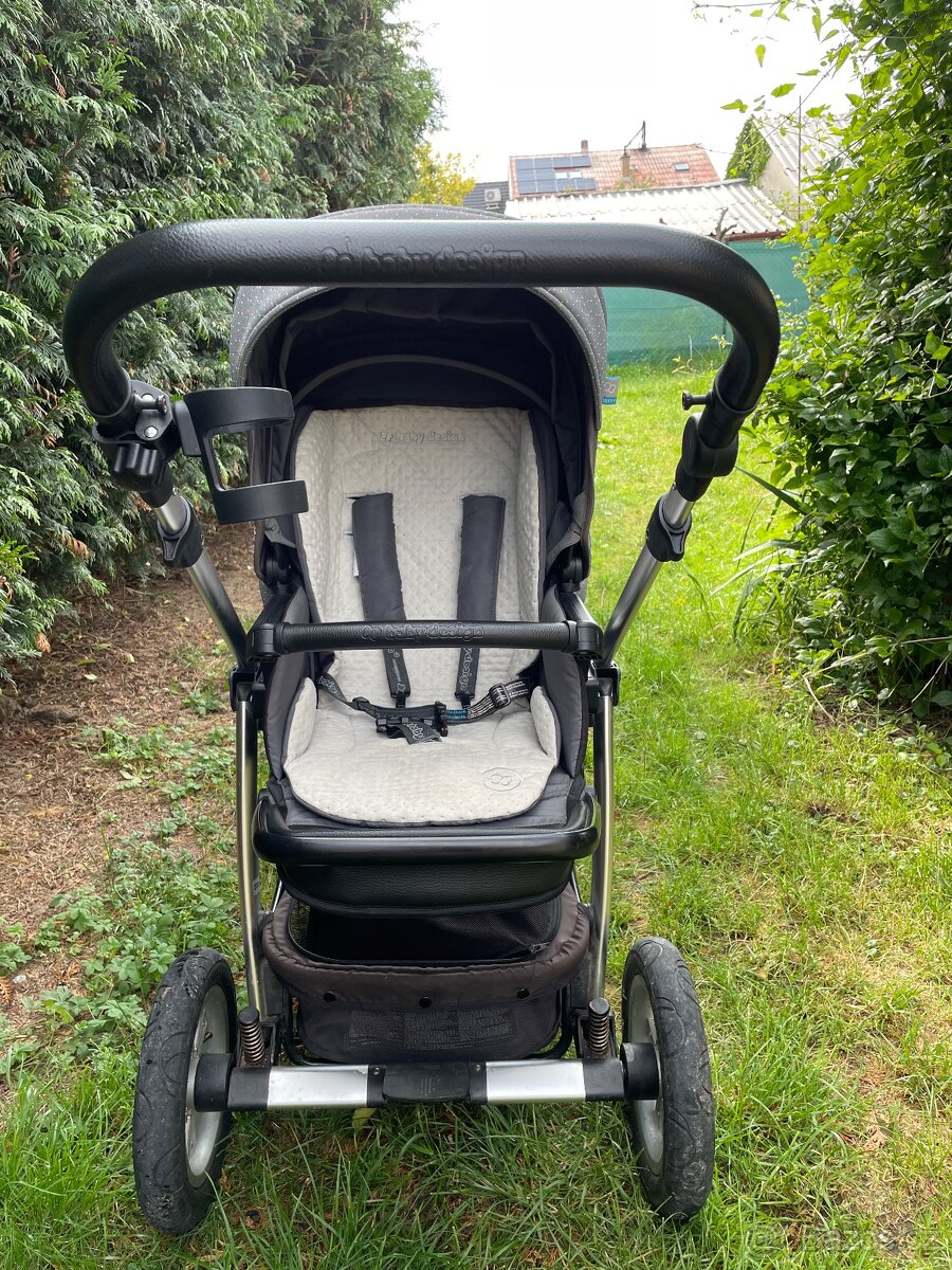 Kočárek Babydesign dvojkombinace + adaptéry na vajíčko - 10