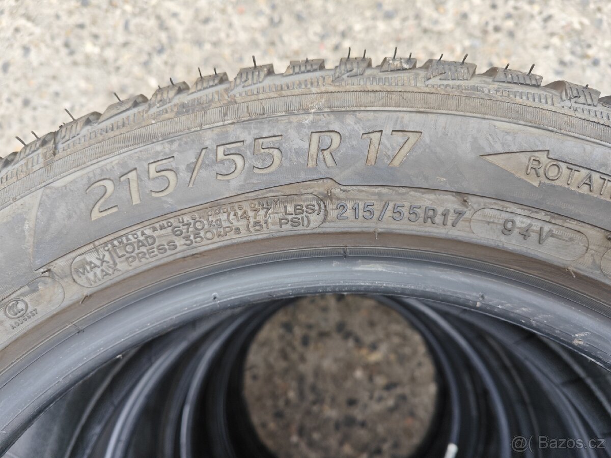 Pneu 215/55 r17 94 V Michelin Alpin 5 - 10