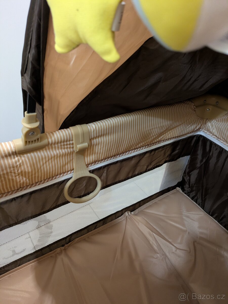 Cestovná postýlka Lionelo Sven Plus (hnědá) - 10