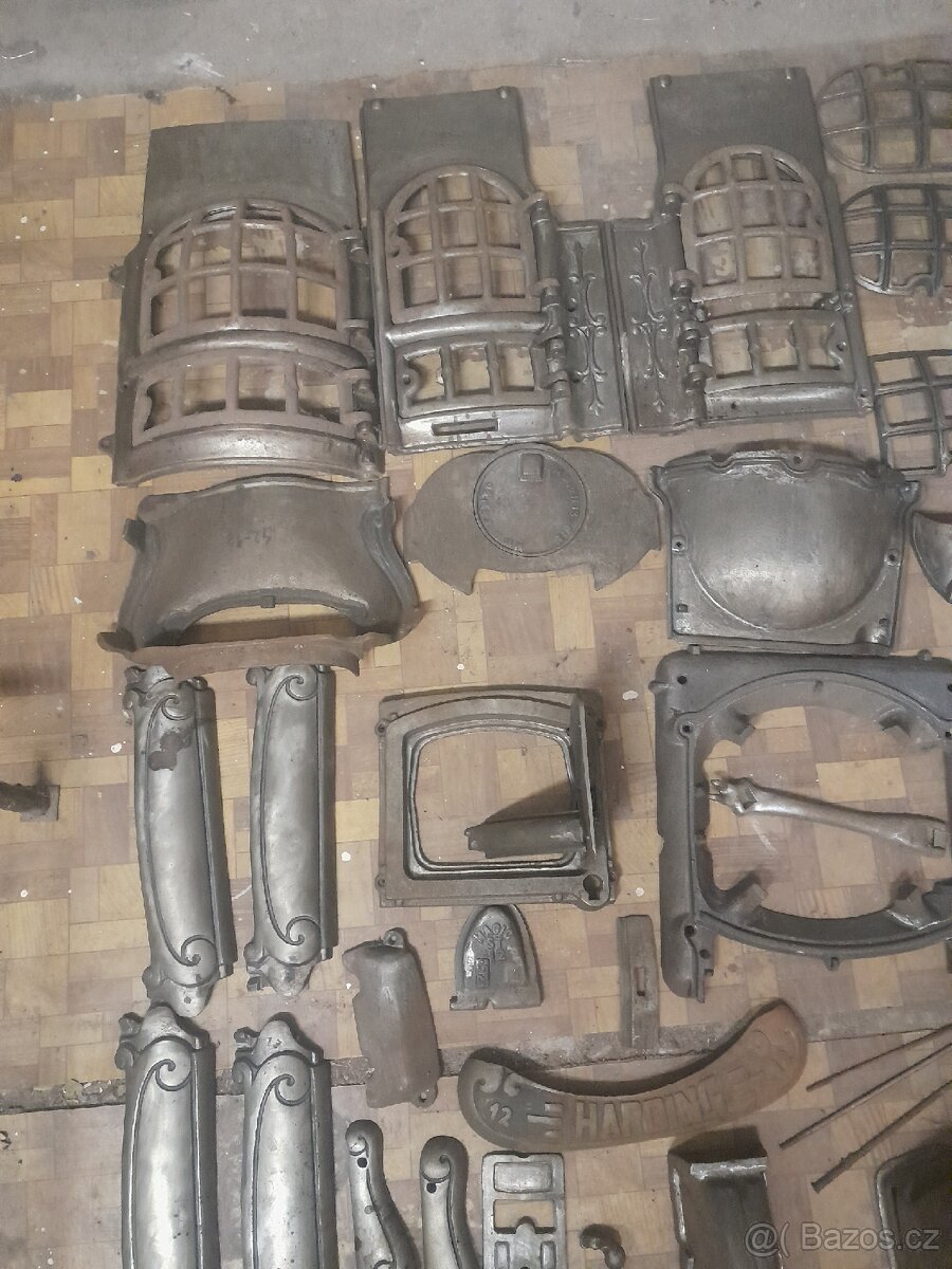 Prodám jednotlivé díly na Americká kamna Harding 12 - 10