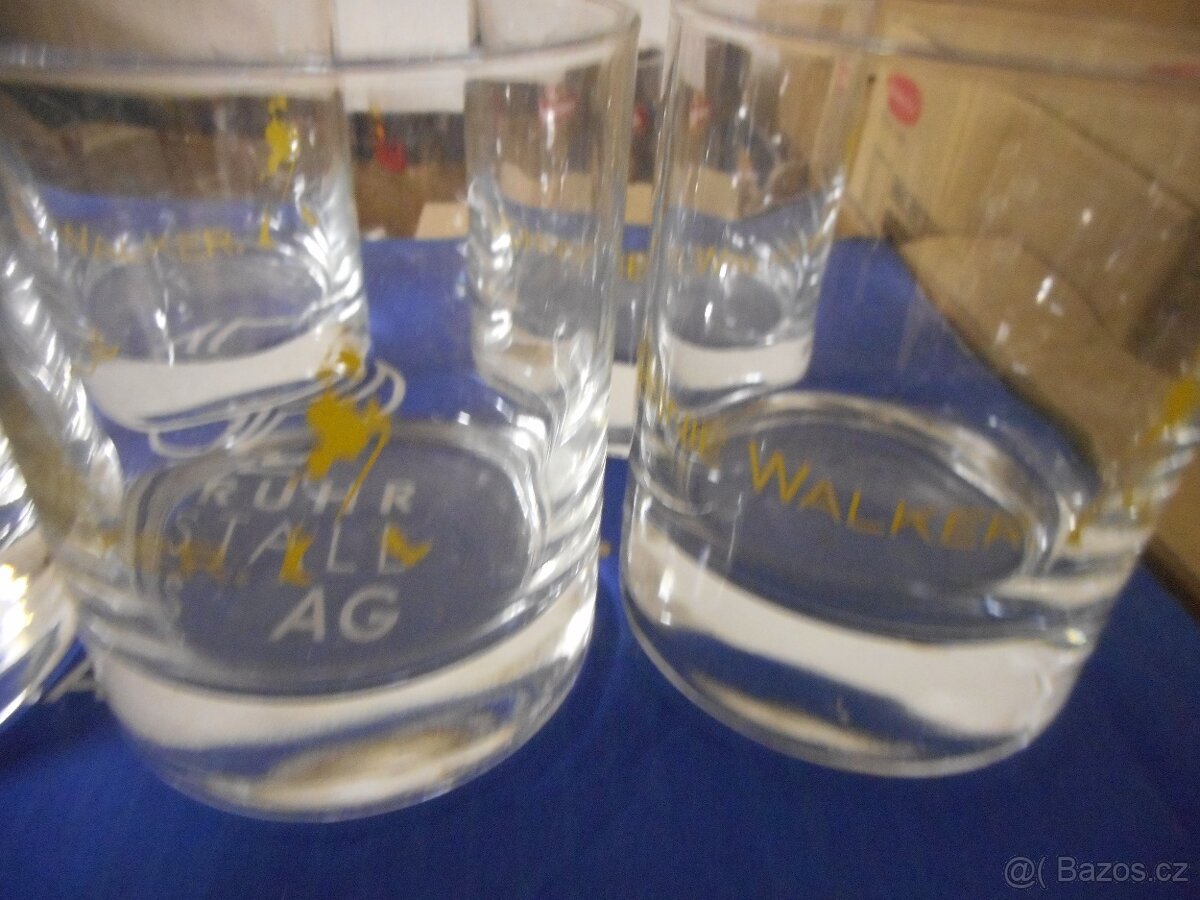 Sklo panáky Johnnie Walker - 10