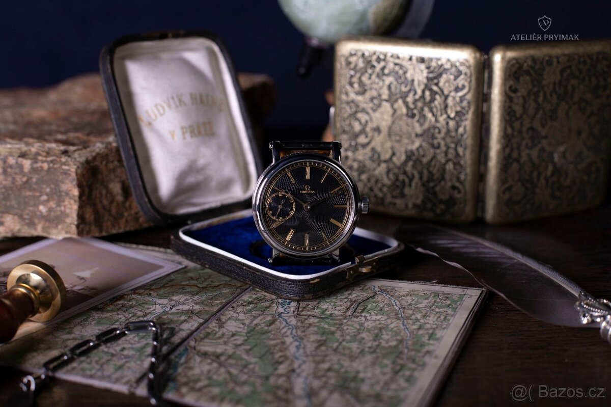 Starožitné švýcarské hodinky OMEGA 1937 - 10