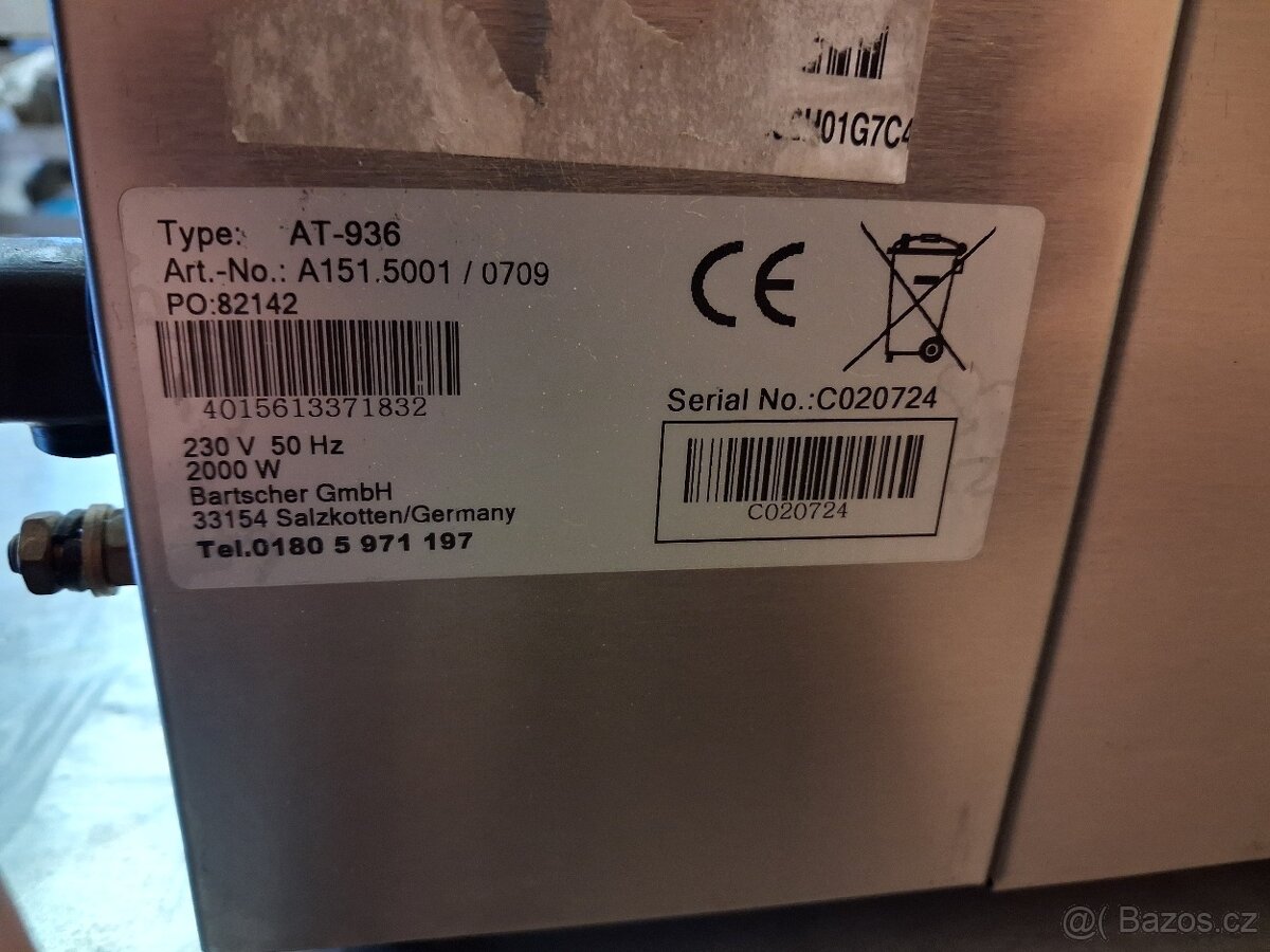 Zapékací gril -salamander Bartscher AT 936 - 10