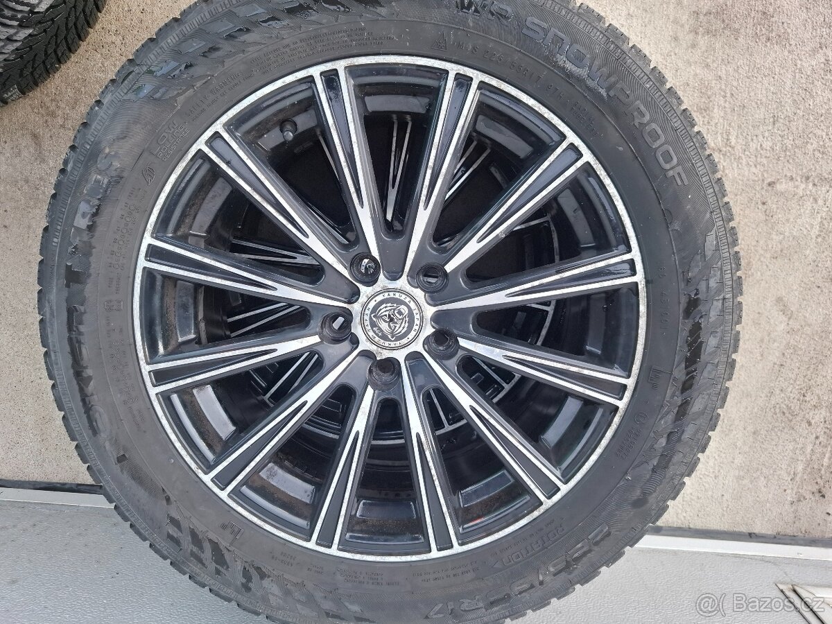 prodám zimní sadu kol 225/55 R17 5x112 YAKUZA JAPAN - 10