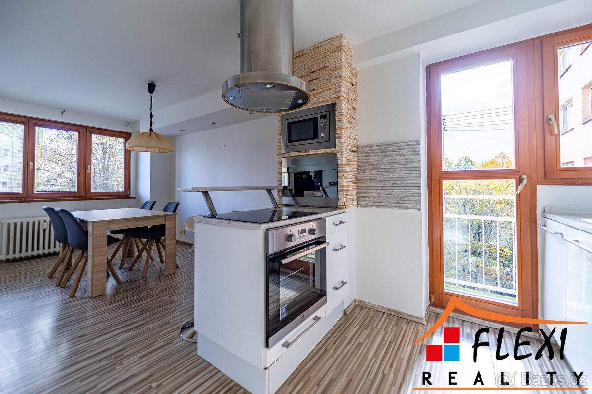 Pronájem částečné zařízeného bytu 2+kk s balkónem, 56,20 m², - 10