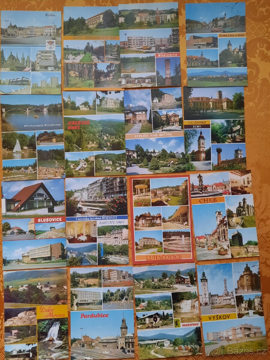 ČSSR sběratelské pohlednice 122 kusů Nové - 10