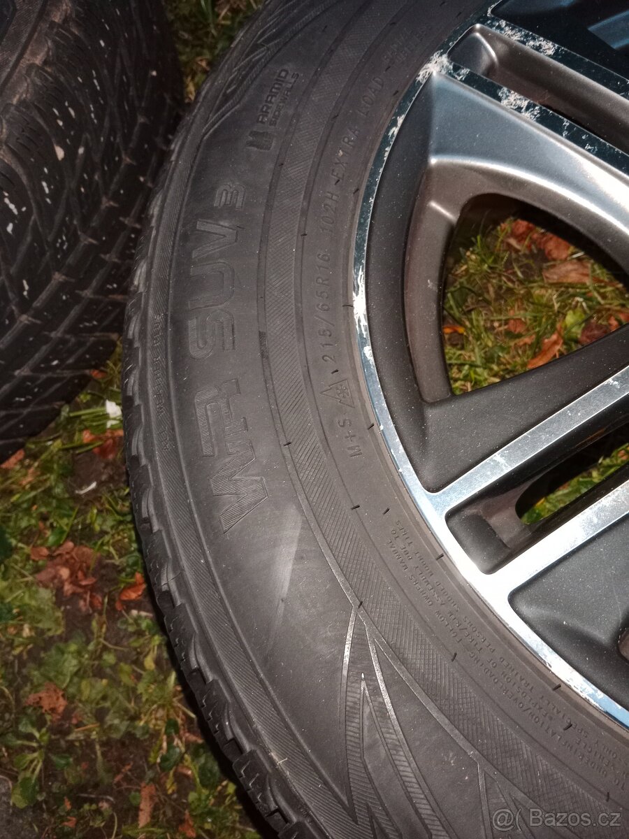 Sleva ALU zimní kola R16 215/65 et40 Nissan hyundai - 10