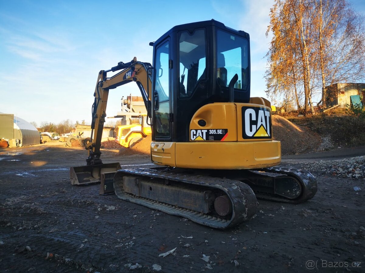 Minibagr bagr.Caterpillar 305.5e ne kubota.jcb - 10