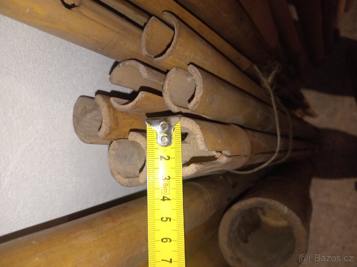 Bambus tyče mix, 1-3m, průměr 3-8cm - 10
