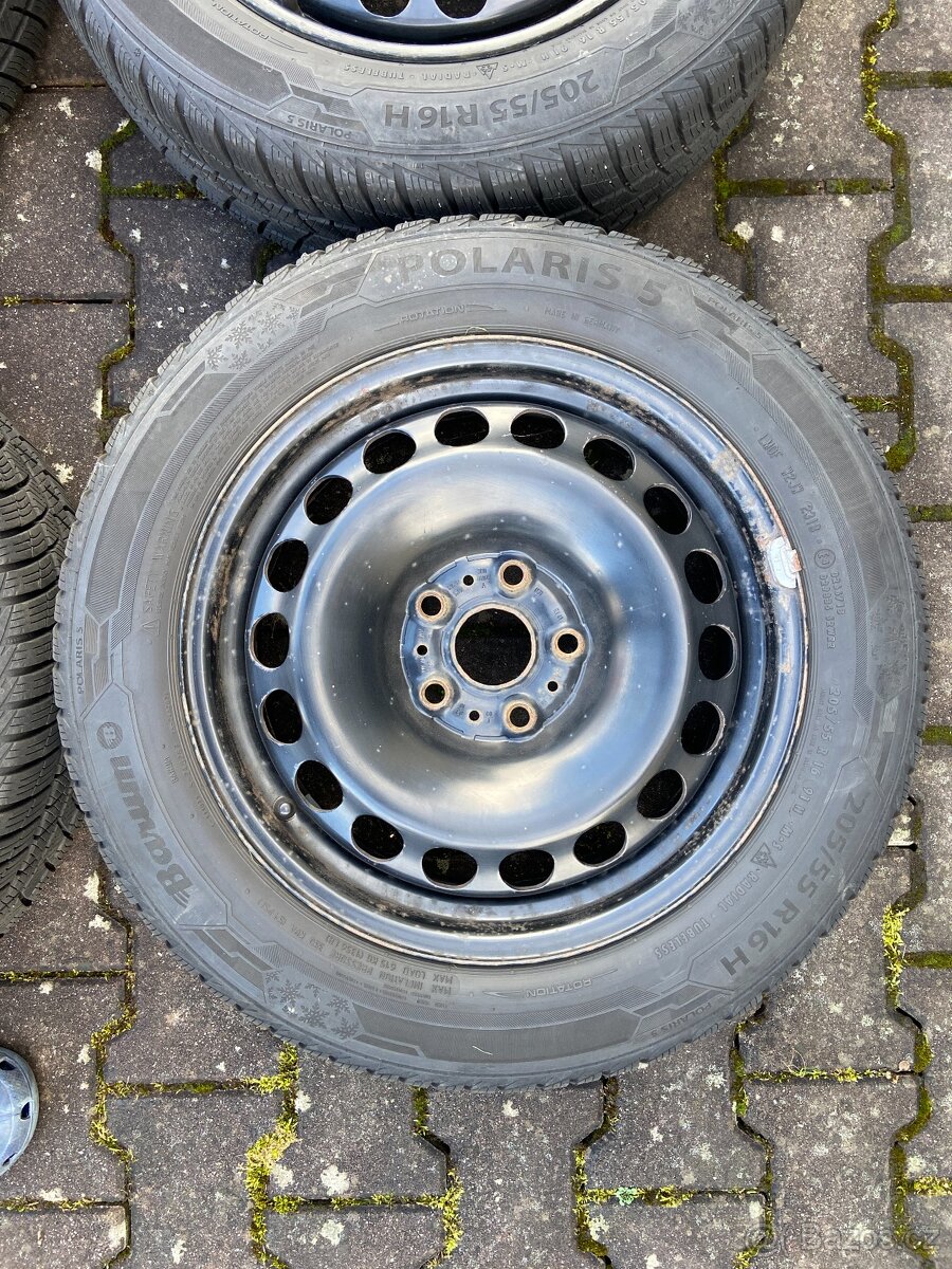 Zimní plechová sada 205/55/16 Barum Polaris 5 - 10