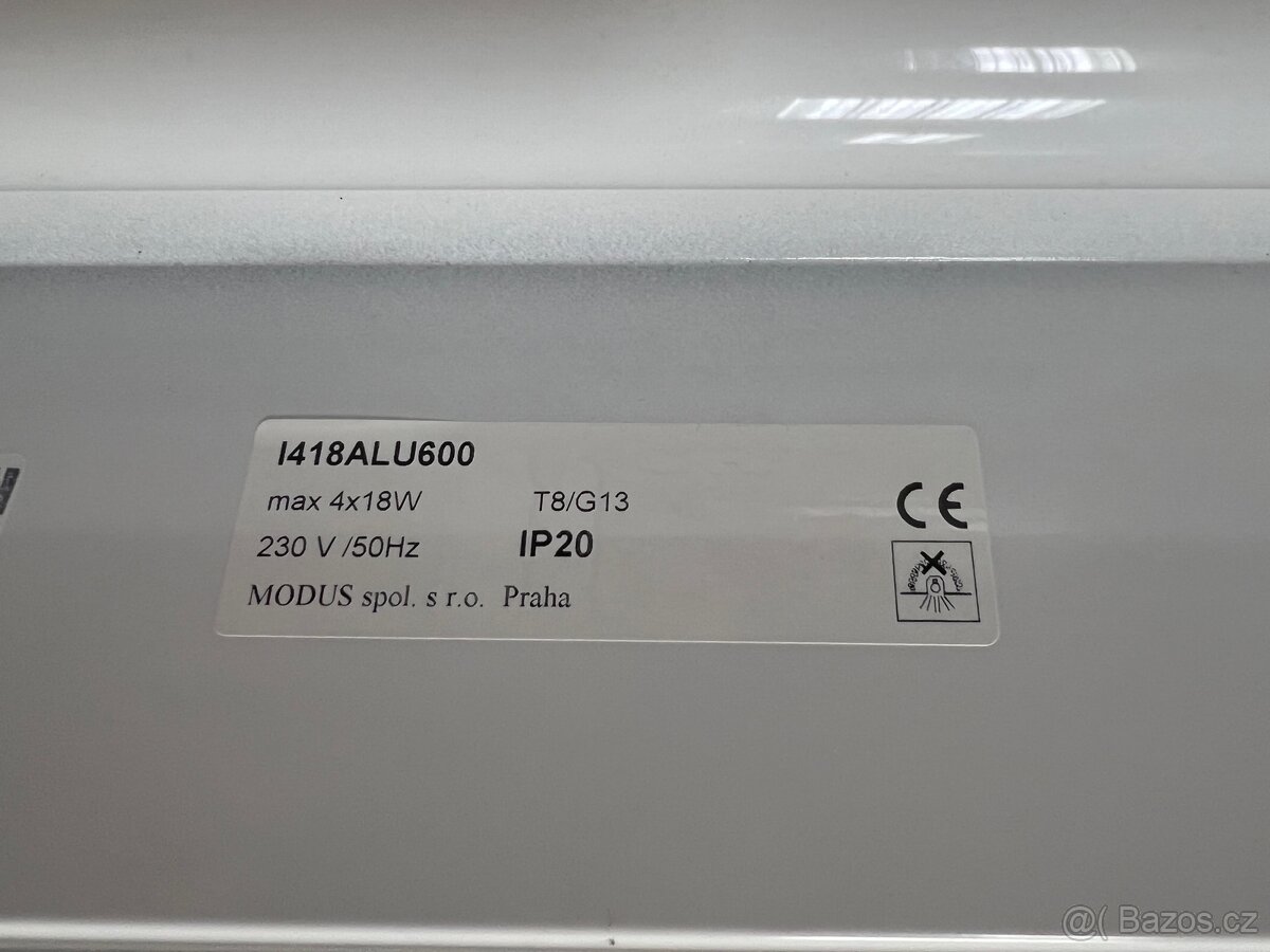 Stropní rastrová svítidla 600×600 MODUS I418ALU600 - 10