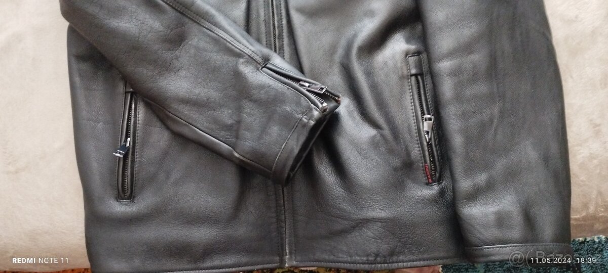 KOŽENÁ BUNDA (HOVĚZÍNA),Černá - 10