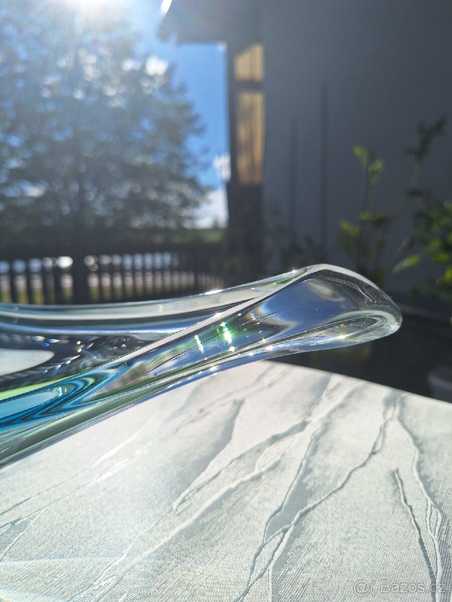 VELKÁ SKLENĚNÁ MÍSA MAX VERBOEKET 50.-60.léta 20.stol - 10