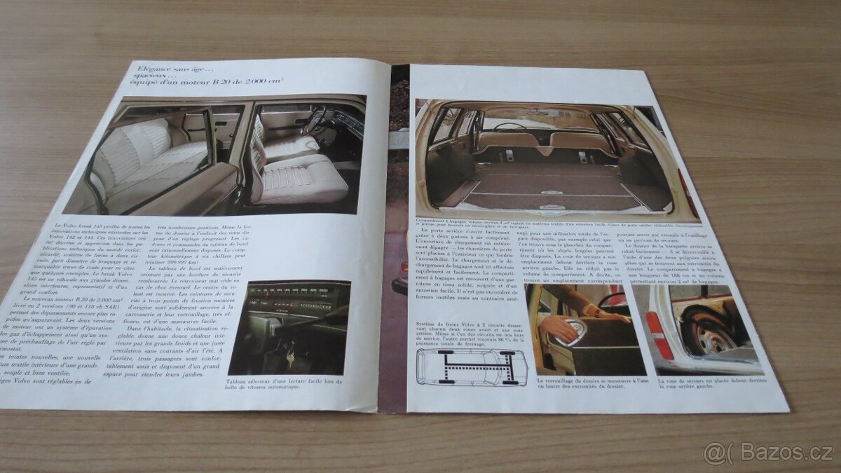 Prospekty Saab a Volvo 50. až 90. léta. - 10