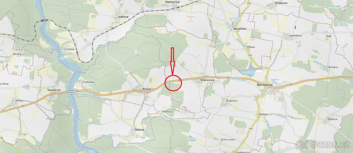 Prodám lesní pozemky v k.ú. Křenovice - 10