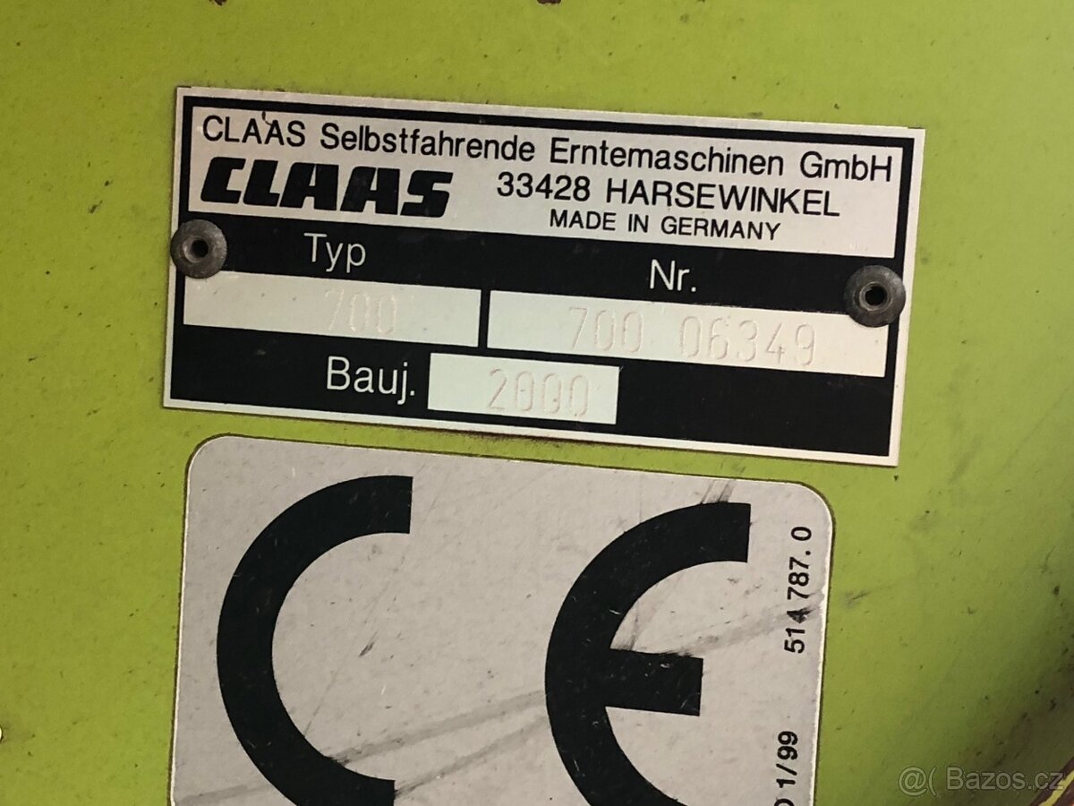 Lišta Claas C 600 - 10