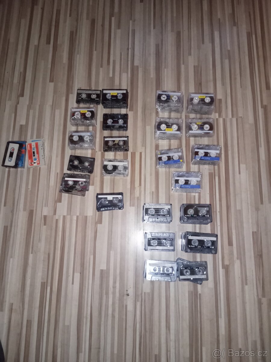 Audiokazety Fuji, Sony,basf - 10