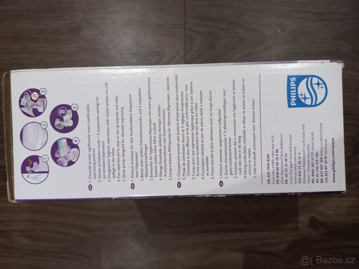 Elektrická odsávačka mléka Philips Avent - 10