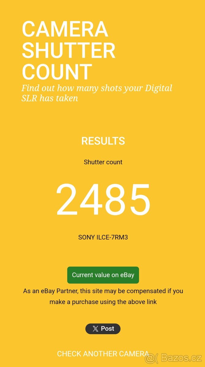 PREDÁM SONY A7RIII V 100% STAVE - 10