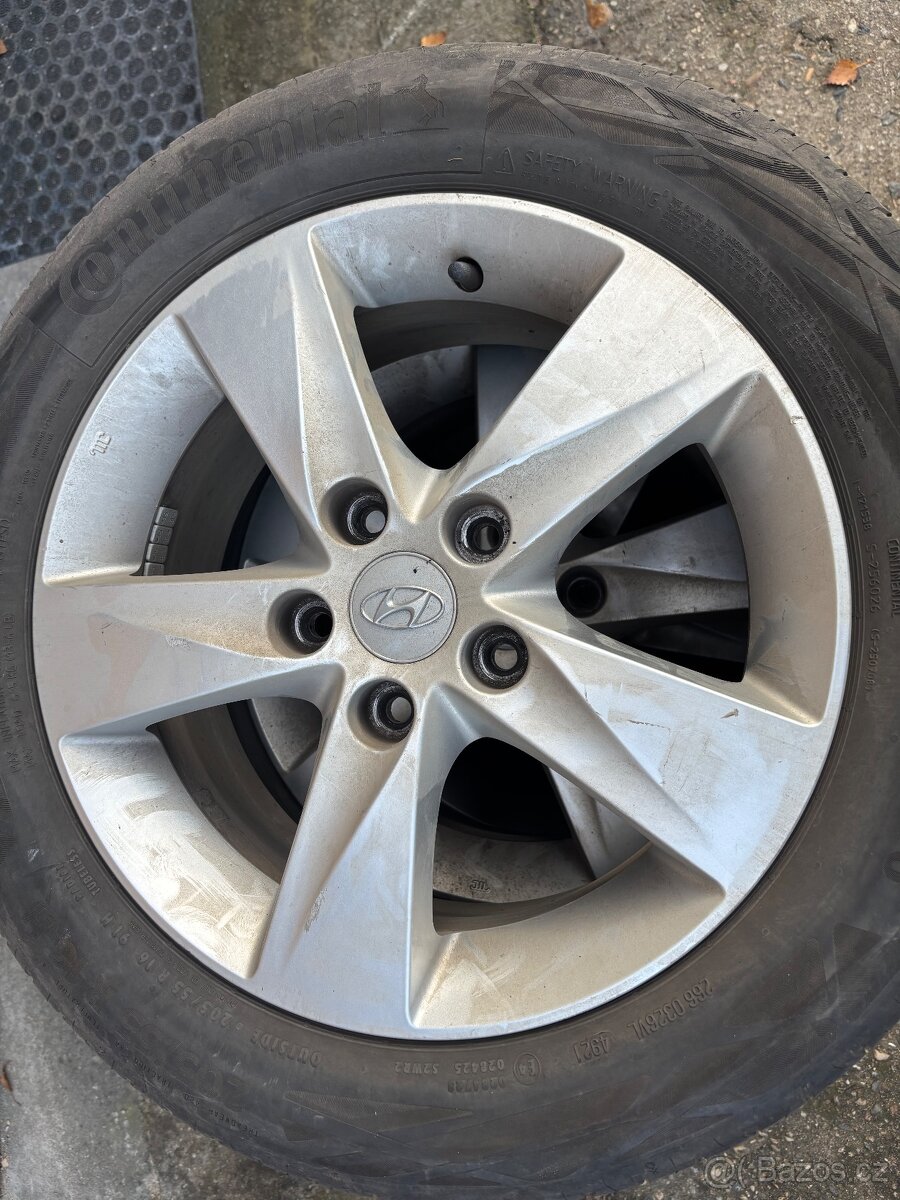 Originální hliníkové disky Hyundai - 10