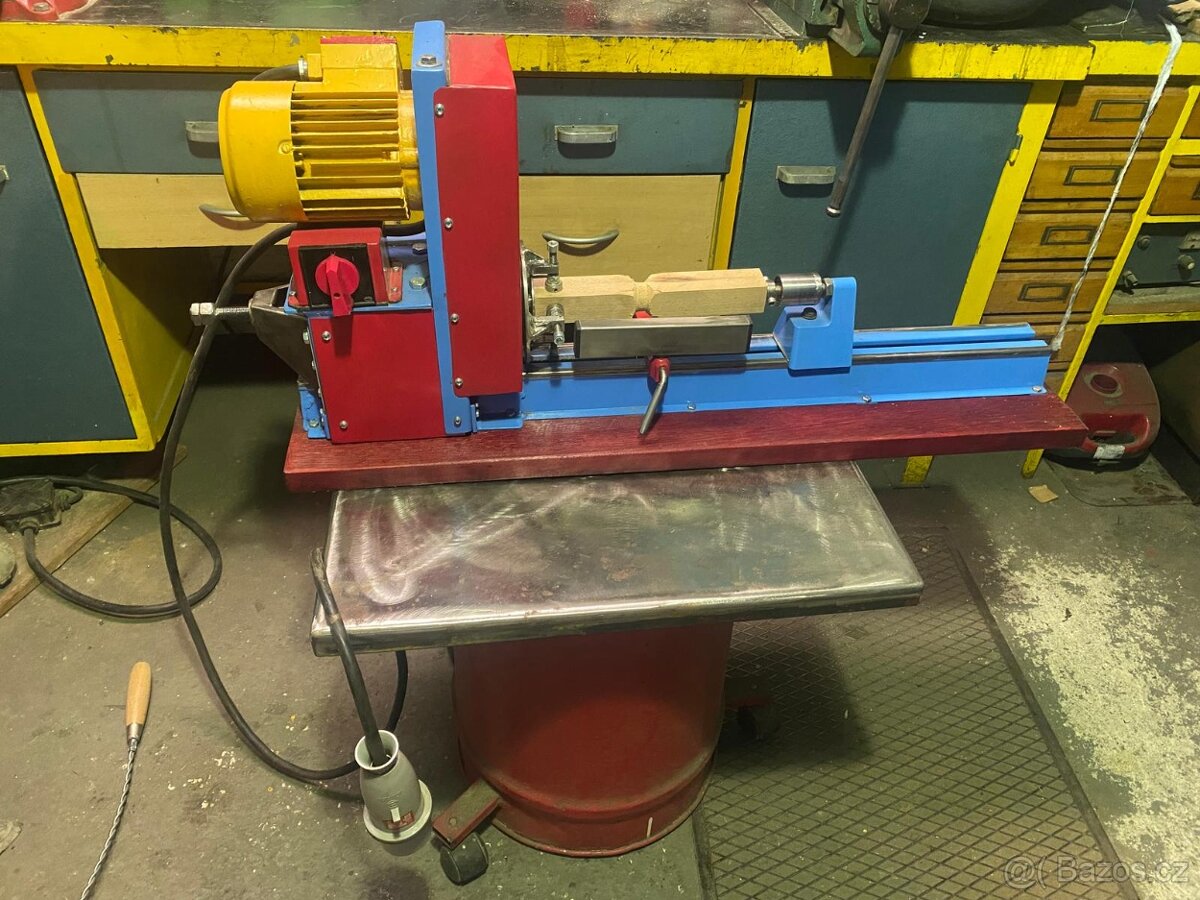 Domácí soustruh na dřevo – 380 V - 10