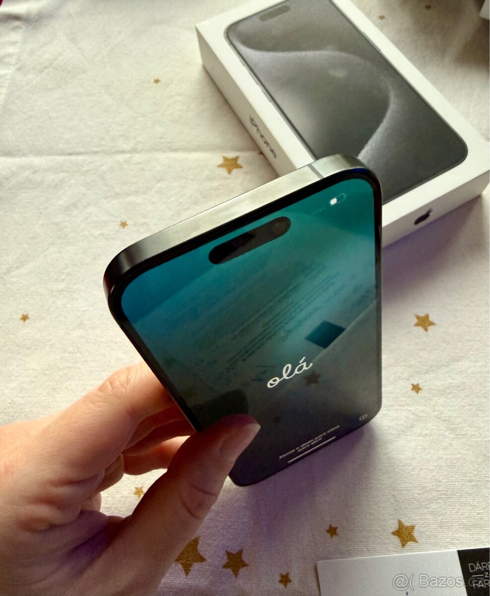 Prodám iPhone 15 Pro 256 GB Natural Titanium - 10