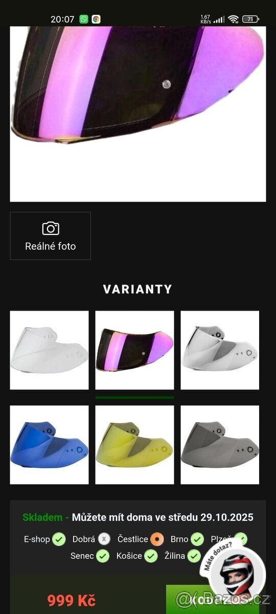 Integ. helma Scorpion EXO 491 Pirate vel. M - 10