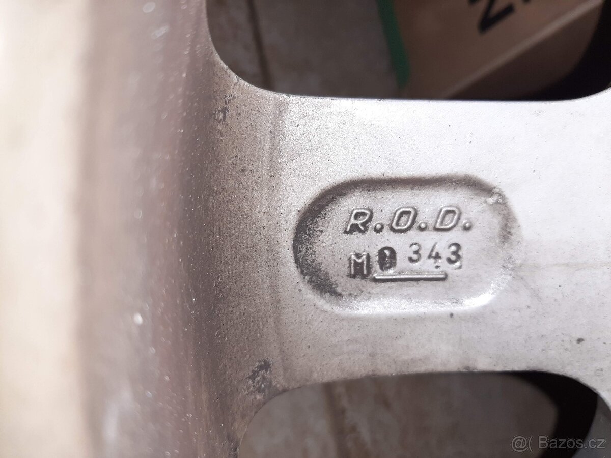 Hliníková kola ROD R16 205/60, 7Jx16H2 + zimní pneu - 10